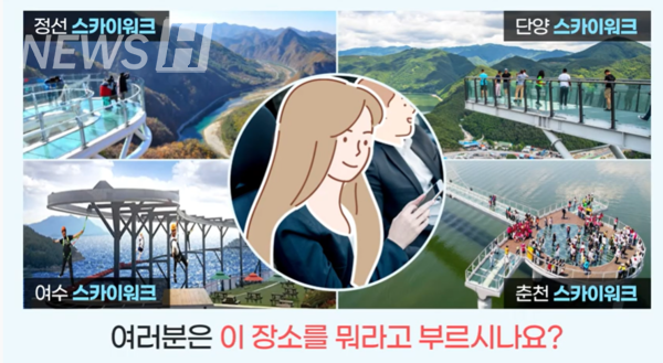 ▲관광지에서 자주 쓰이는 외국어 표현 (ⓒ 한양대한국어문화원 공식 유튜브)