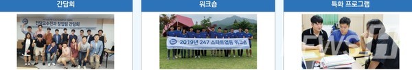 ▲15개 워크숍 프로그램 ©한양레프리 토토사이트교