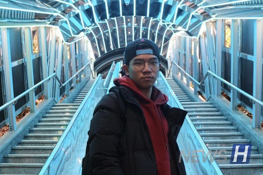 ▲이반 발레리안(Ivan, 서피스·인테리어디자인학과 3) 씨는 올해 20살로, 한국은 혼자 입국했다. ⓒ 이반 발레리안 학생