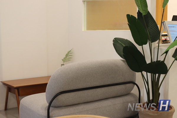 ▲ 편히 쉴 수 있는 안락한 자리도 마련돼 있다.