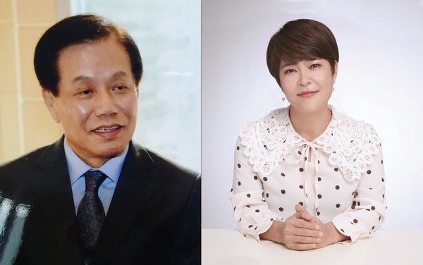 ▲ (왼쪽부터) 송대근 동문, 조혜련 동문