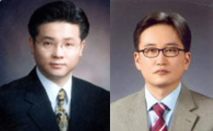 이기정 교수(왼쪽), 윤성호 교수(오른쪽)