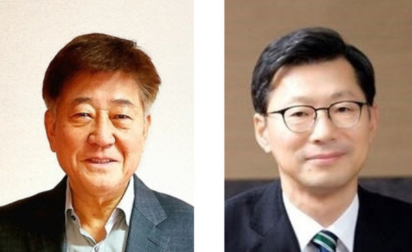 ▲ (왼쪽)허남진 기사형광고 자율심의위원회 위원장, 신동휘 대한통운 부사장
