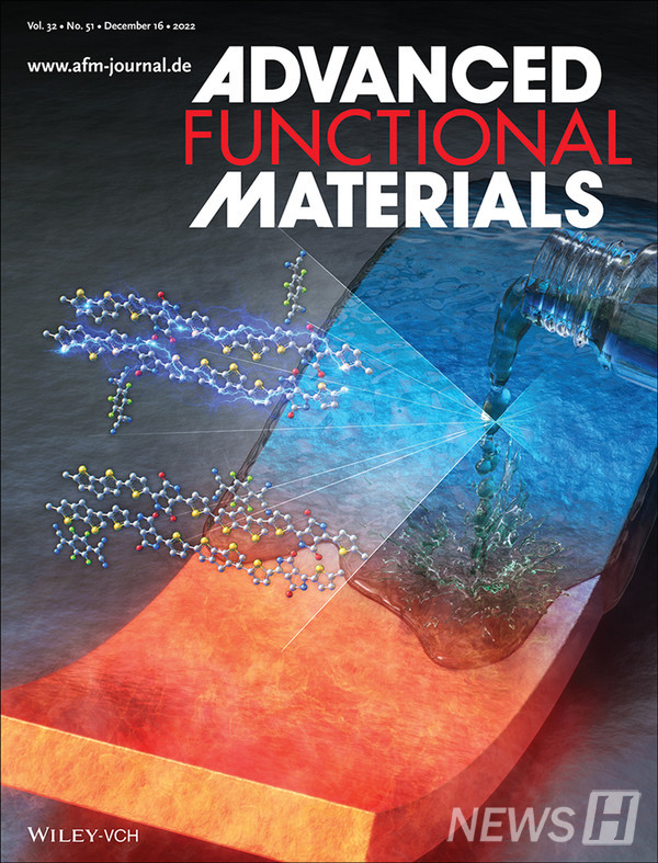 어드밴스드 펑셔널 머터리얼스 12월호 표지(Inside cover)  《Advanced Functional Materials》十二月刊封面