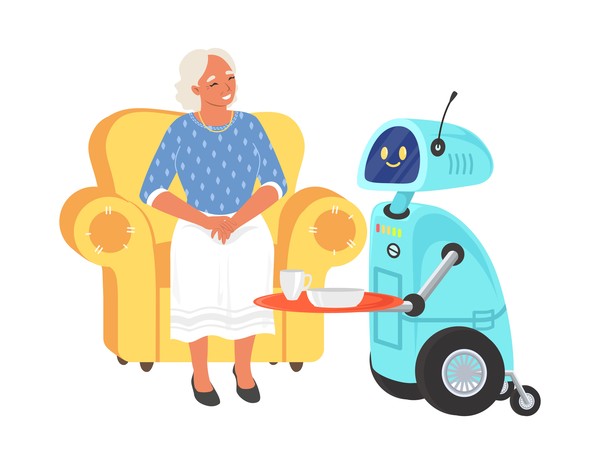▲ 돌봄 로봇은 사회적 약자인 노인과 장애인에게 돌봄을 제공해 삶의 질 향상에 기여한다. ⓒ 게티이미지