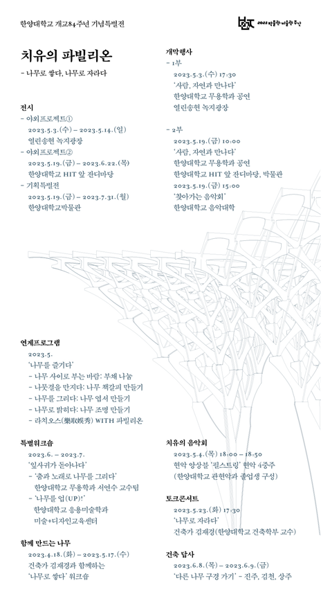 A special exhibition commemorating the 84th anniversary of Hanyang University's foundation, 