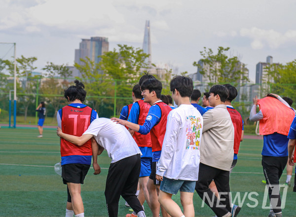 ▲ 3,4위전 꽁치기 vs 슈탱 경기, 승부차기 끝에 승리를 맛본 슈탱 팀.