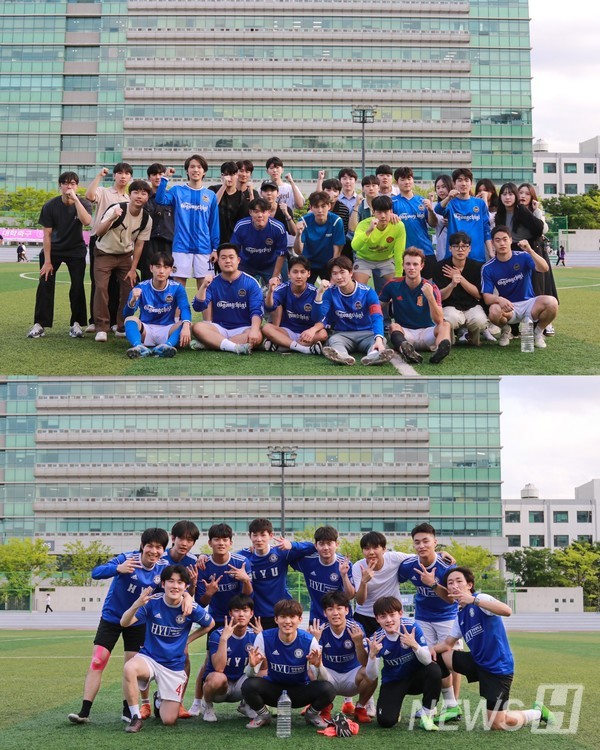 ▲ 4위 꽁치기(위), 3위 슈탱 단체 사진.