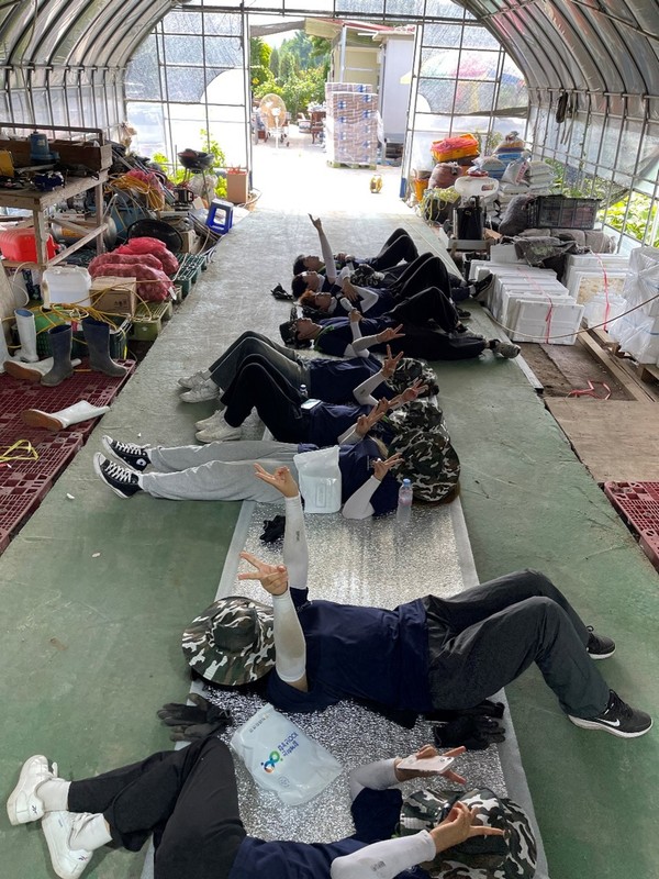 ▲ 하지선(일본학과 4) 씨는 노동으로 인한 보람과 힐링을 선사하는 농활을 적극 추천한다고 말했다. ⓒ 하지선 학생