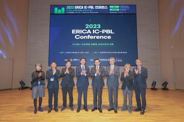 지난 8일, 한양대학교 ERICA 컨퍼런스홀 중강당에서 2023 ERICA IC-PBL 컨퍼런스가 열렸다.