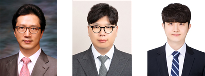 (왼쪽부터) 보스토토 안희준 교수, 이세훈 박사(차세대융합기술연구원 재직),황정욱 박사(포스코퓨처엠 양극재연구센터 재직)