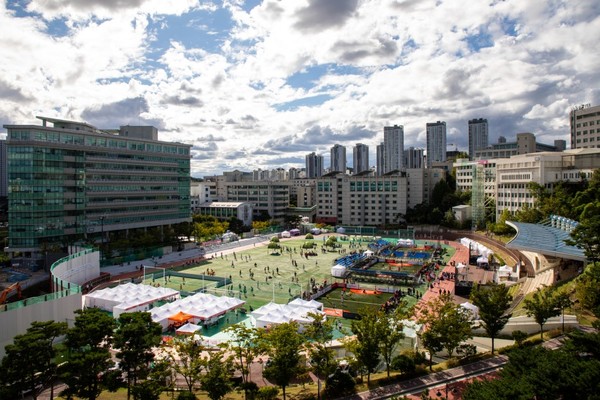 홈리스 월드컵이 진행 중인 토토사이트 대도시대학교