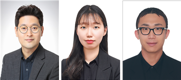 (From left) Professor Jang Jae-young, Doctoral Student Baek Ji-su, Dr. Oh Jong-gyu