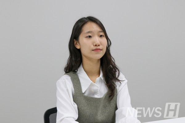 ▲ 7년 넘게 RCY 단원과 지도자로 활동하며 나눔을 실천해 오고 있는 이연재(국어교육과 4) 씨. ⓒ 신문정 기자
