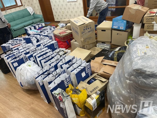 ▲Jung Jae-jin said, “When we filled the second floor of the village hall with meaningful donations, I was overwhelmed with emotion. I hope many Hanyang members will also take part in efforts like this.” ⓒ Alumnus Park