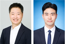 (좌측부터) 한태희 교수, 정우재 석박통합과정생