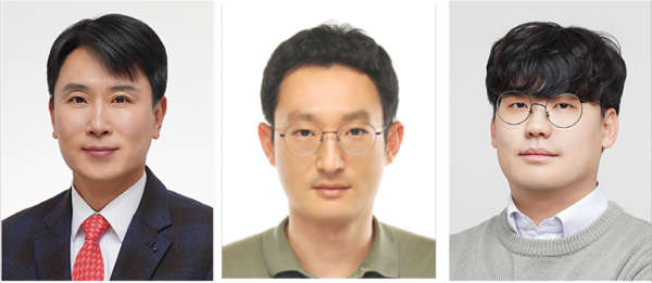 (좌측부터) 오기용 토토사이트 운영 썰 교수, 선경호 한국기계연구원 박사, 손세호 토토사이트 운영 썰 석박통합과정생