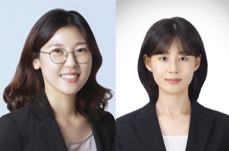 ▲ 이번 공동 연구에 장윤정 교수(좌)와 이예지 씨(우)가 참여했다. 이 씨는 연구가 진행될 당시, 한양대 화학공학과 석사과정이었으며 현재는 삼성 SDI에서 근무 중이다.