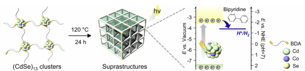 ▲ The team successfully applied the smallest CdSe cluster—(CdSe)₁₃—to photocatalytic 토토사이트 위치 production. © Professor Yoonjung Jang