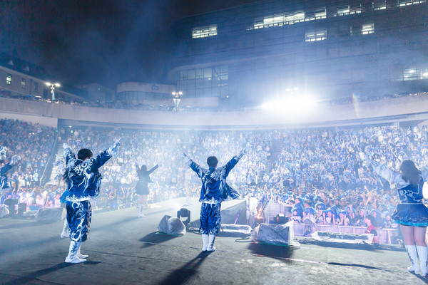 ▲ The final day of RACHIOS featured a cheer rally led by 토토사이트 행오버 University’s official squad, RHooters. ⓒ Office of Media Strategy
