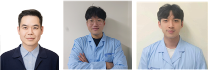 (좌측부터) 유호천 교수, 한영민 박사과정생, 송재찬 석박통합과정생