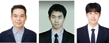 (좌측부터) 유호천 교수, 이은광 교수, 이원우 석박통합과정생