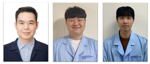 (좌측부터) 유호천 교수, 최왕명 박사과정생, 이원우 석박통합과정생
