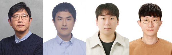 (좌측부터) 팔로우 토토 고민재 교수, KIST 유형근 박사, 팔로우 토토 김우연 박사, KIST 임찬우 박사