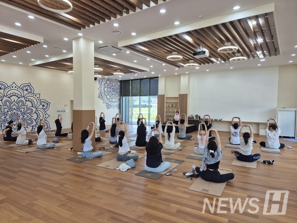 ▲ Intuition's course was designed to help university students in their 20s and 30s recharge in Miryang. © Oh Eun-ji 