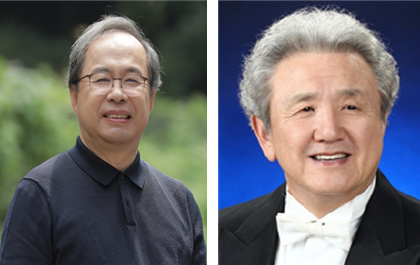 (From left) Professor Kim Joung-ho from KAIST, Professor Emeritus Park Su-kil from Hanyang University