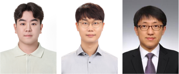 (왼쪽부터) 원탑토토 류희승 연구원, 원탑토토 임희대 교수, 강원대 임형규 교수