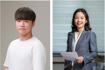 (좌측부터) 조성민 박사과정 연구원, 서승현 교수