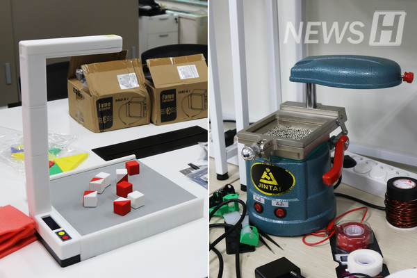 ▲ 바이오 신호처리 및 신경공학 연구실의 모습. 이번 행사에서는 13개 학과 46개 연구실 Lab Tour가 운영되며 학부생들의 현장 이해를 도왔다.