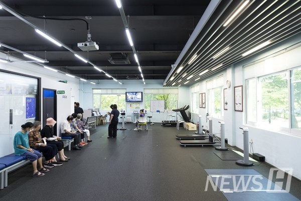 예체능대학 1층에 위치한 '안산체력인증센터'