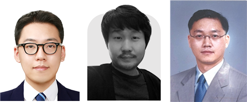 (From left) Kwon Gyu-moon, doctoral student at Hanyang University; Professor Park Tae-joo; Adjunct Professor Kang Hyo-rang