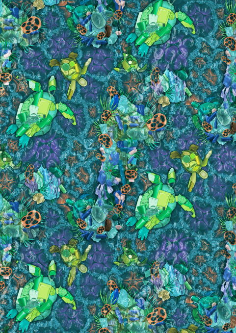 국무총리상(김나혜 23학번) 작품“A cry for ocean sustainability (바다의 지속가능성을 위한 외침)”