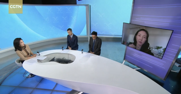 ▲이 교수와 김 교수는 한중 문화 및 교류 등 양국 관계에 관한 다양한 의견을 나눴다. ⓒ 이자연 교수