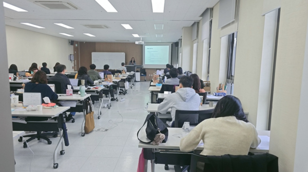 ▲용인특례시 핵심리더과정 교육 장면