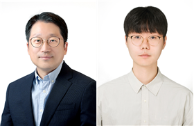(좌측부터) 박진성 교수, 김민찬 연구원