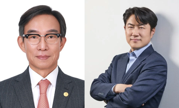 ‘2025 자랑스러운 브랜드토토 언론인상’ 수상자로 김기정 한국인터넷신문협회장(좌)과 김호상 KT ENA 대표(우)가 각각 선정됐다.