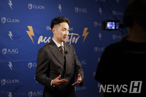 ▲ Jung Kyung-min(Master's student in the Department of Entrepreneurship) won a Grand Prize at an international competition based on his startup club experience. © Glion Institute of Higher Education, © Celine Michel