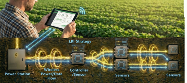 win 토토사이트李炳勋教授团队开发的“地中无线电力·数据传输系统”概念图